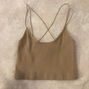 Out from Under seamless bra top in nude